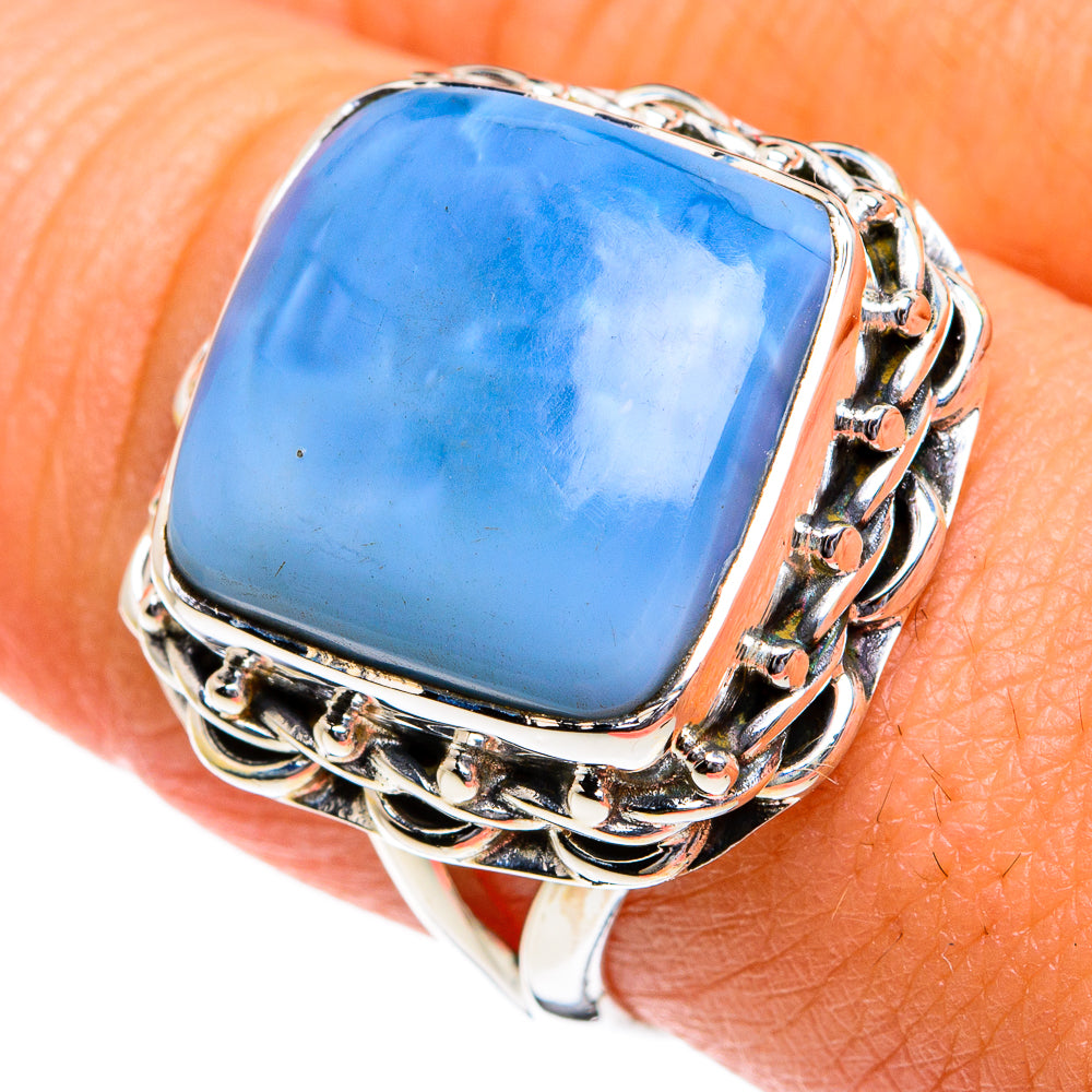 Larimar Rings handcrafted by Ana Silver Co - RING80574