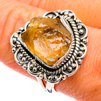 Citrine Rings handcrafted by Ana Silver Co - RING80585