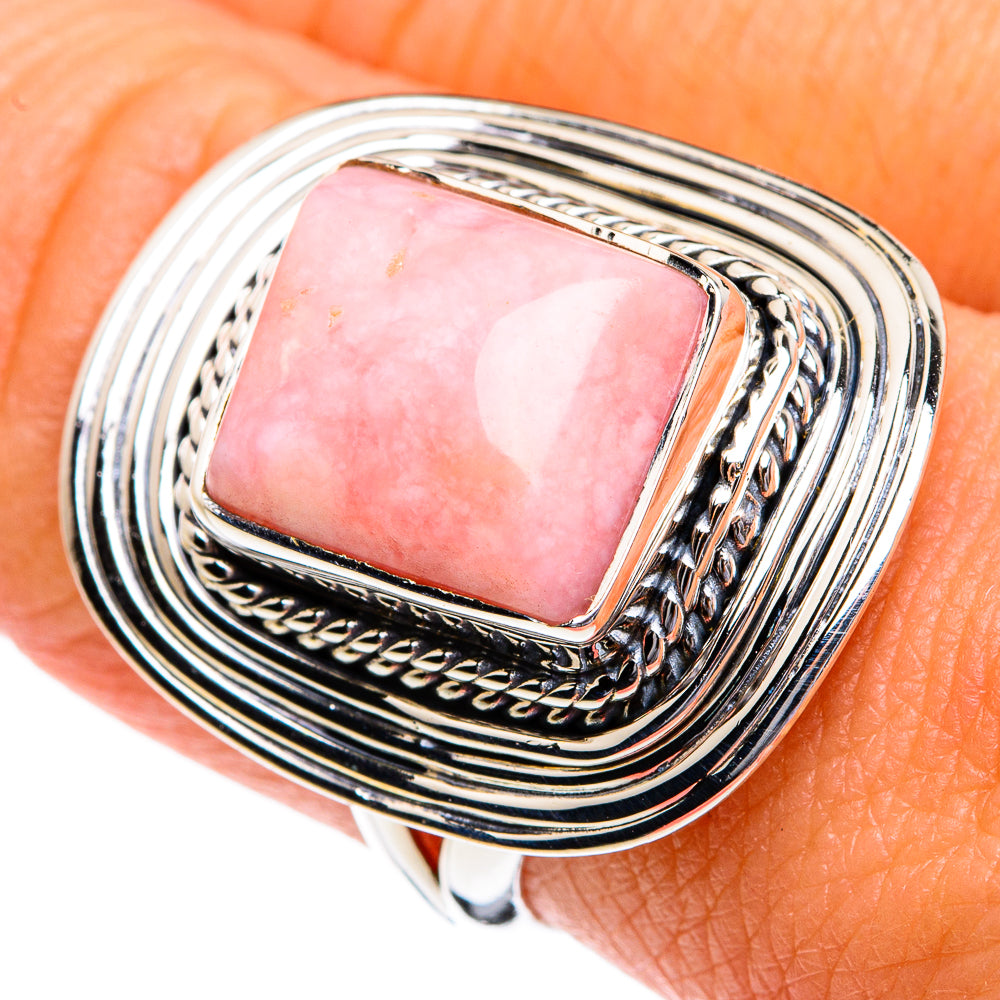 Pink Opal Rings handcrafted by Ana Silver Co - RING80586