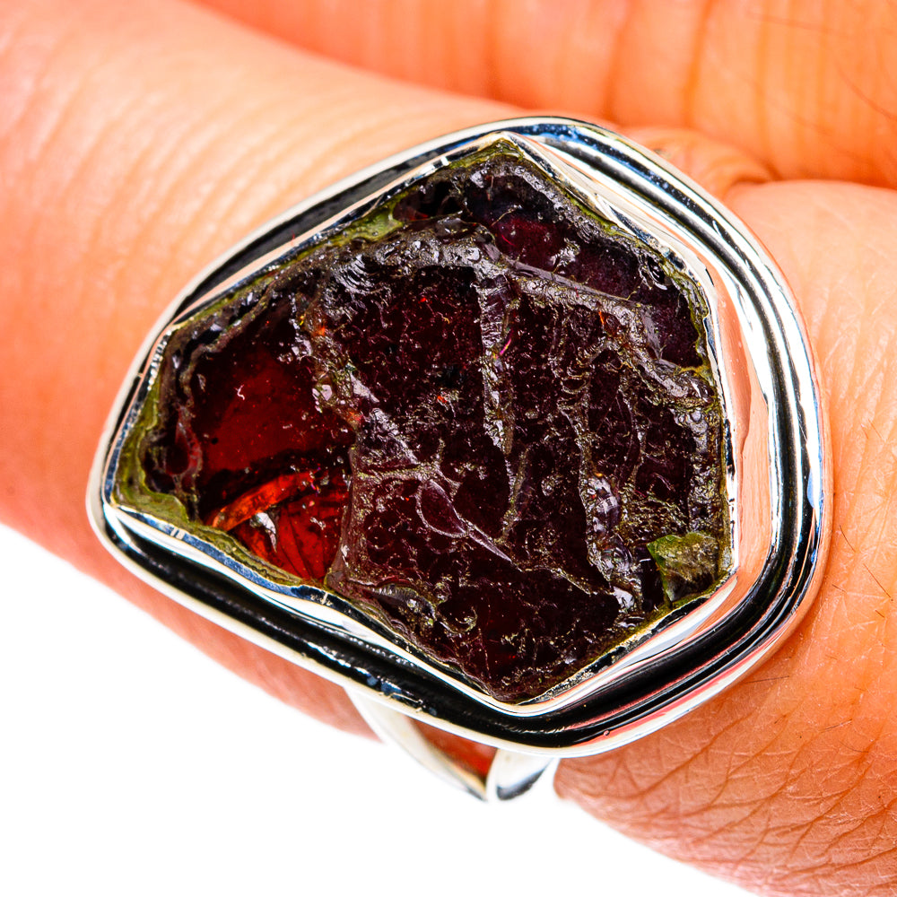 Garnet Rings handcrafted by Ana Silver Co - RING80588
