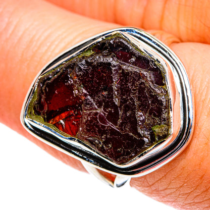 Garnet Rings handcrafted by Ana Silver Co - RING80588