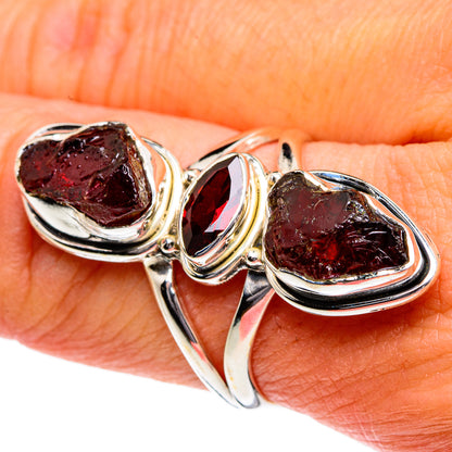 Garnet Rings handcrafted by Ana Silver Co - RING80589