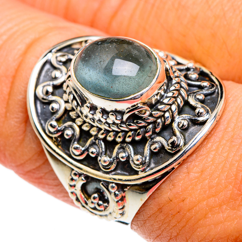 Aquamarine Rings handcrafted by Ana Silver Co - RING80607