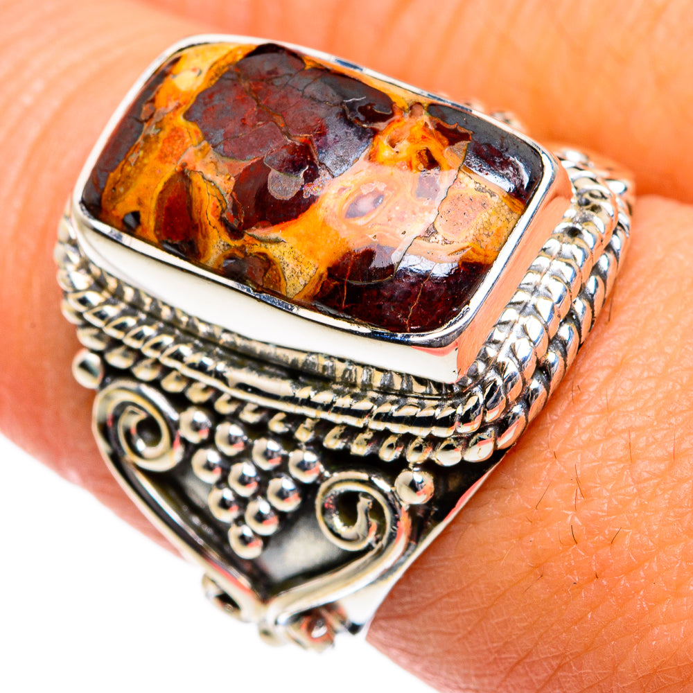 Bauxite Rings handcrafted by Ana Silver Co - RING80617