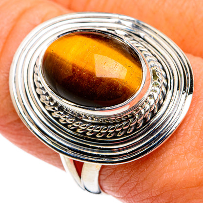 Tiger Eye Rings handcrafted by Ana Silver Co - RING80618