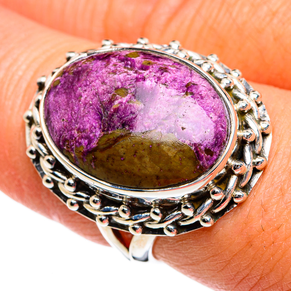 Stichtite Rings handcrafted by Ana Silver Co - RING80627