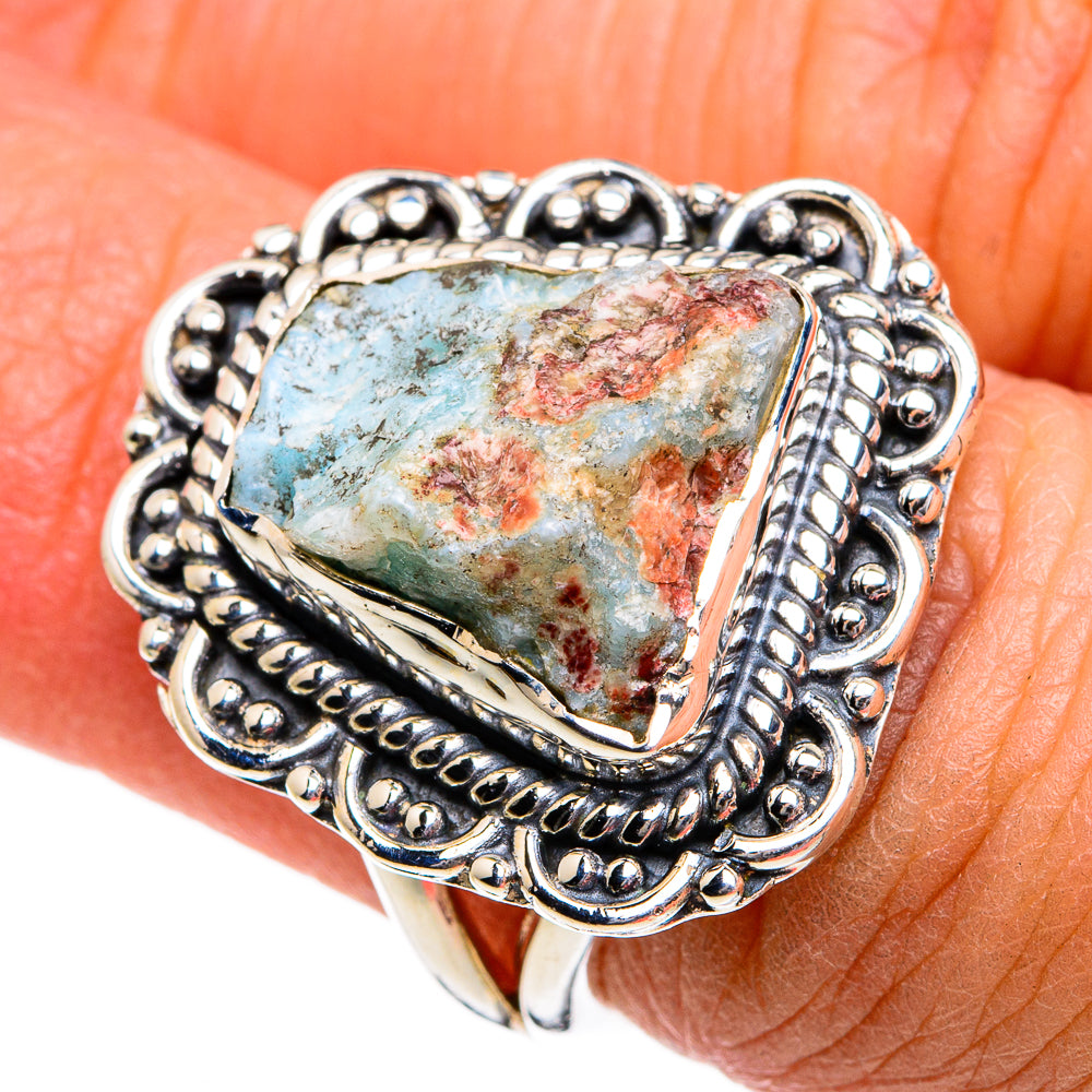 Larimar Rings handcrafted by Ana Silver Co - RING80640