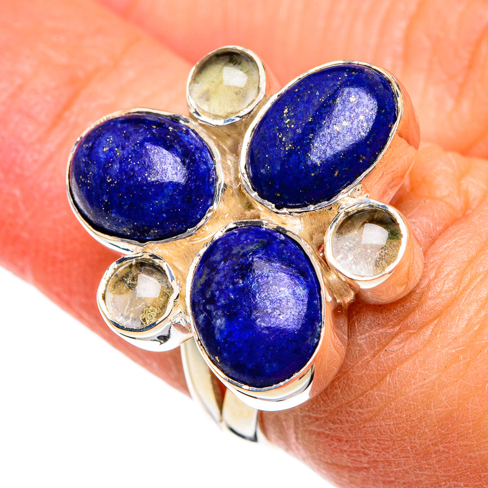 Lapis Lazuli Rings handcrafted by Ana Silver Co - RING80644