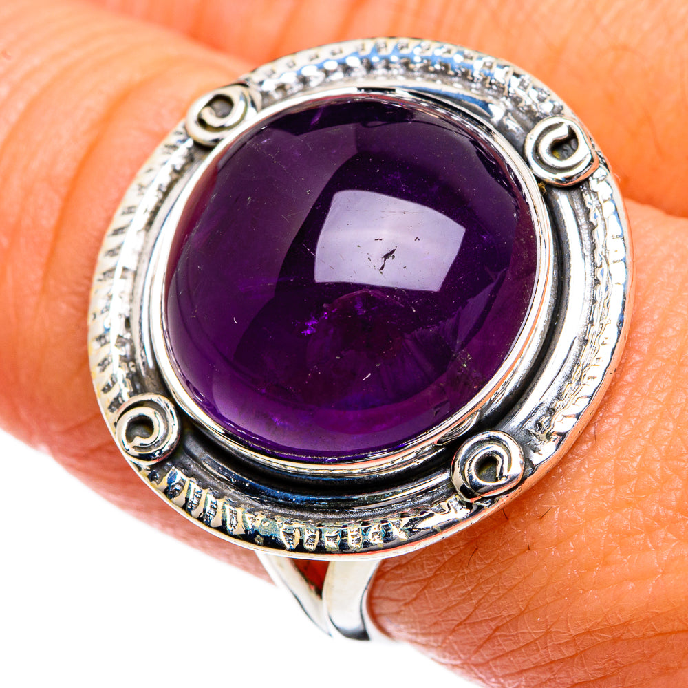 Amethyst Rings handcrafted by Ana Silver Co - RING80659