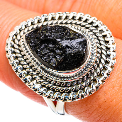 Tektite Rings handcrafted by Ana Silver Co - RING80661