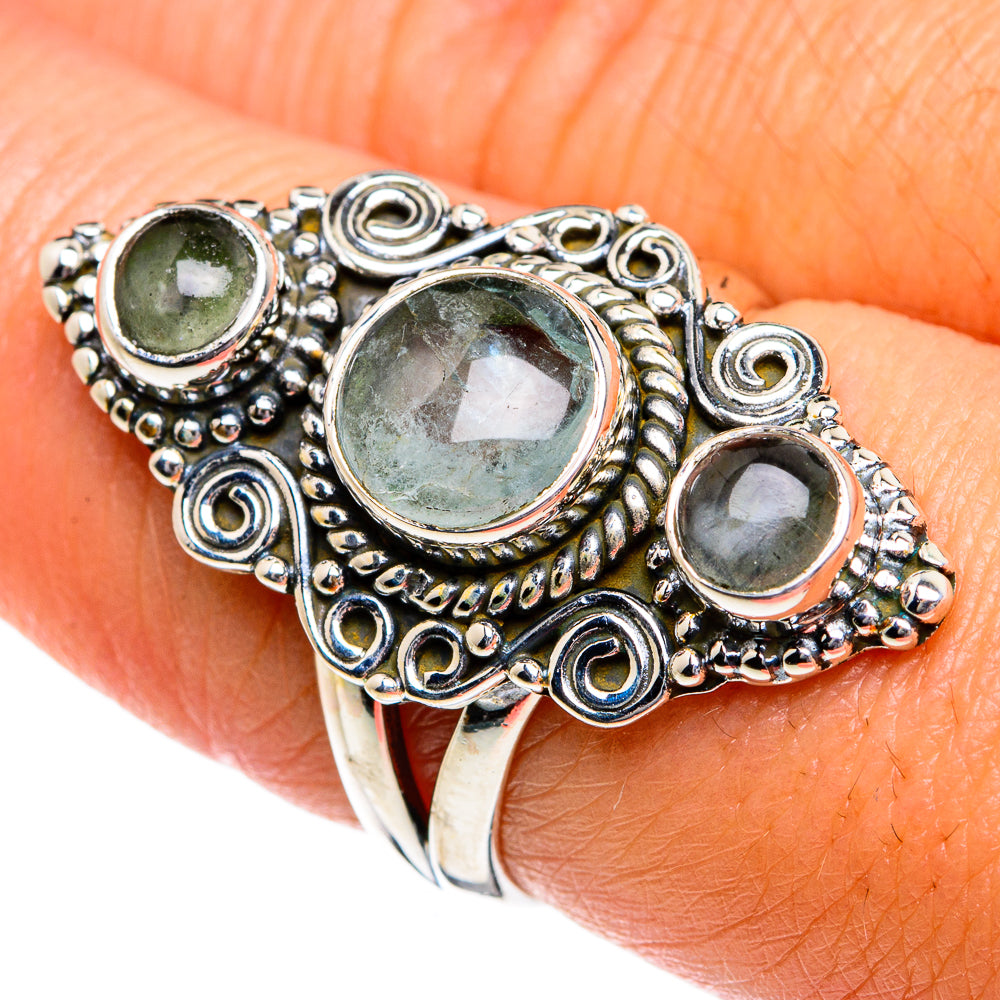 Aquamarine Rings handcrafted by Ana Silver Co - RING80673