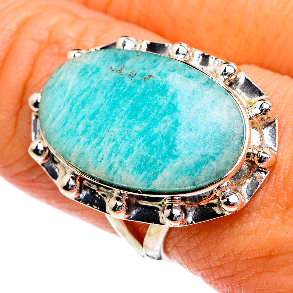 Amazonite Rings handcrafted by Ana Silver Co - RING80676