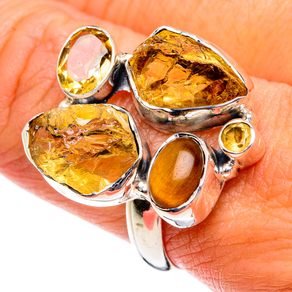 Citrine Rings handcrafted by Ana Silver Co - RING80682