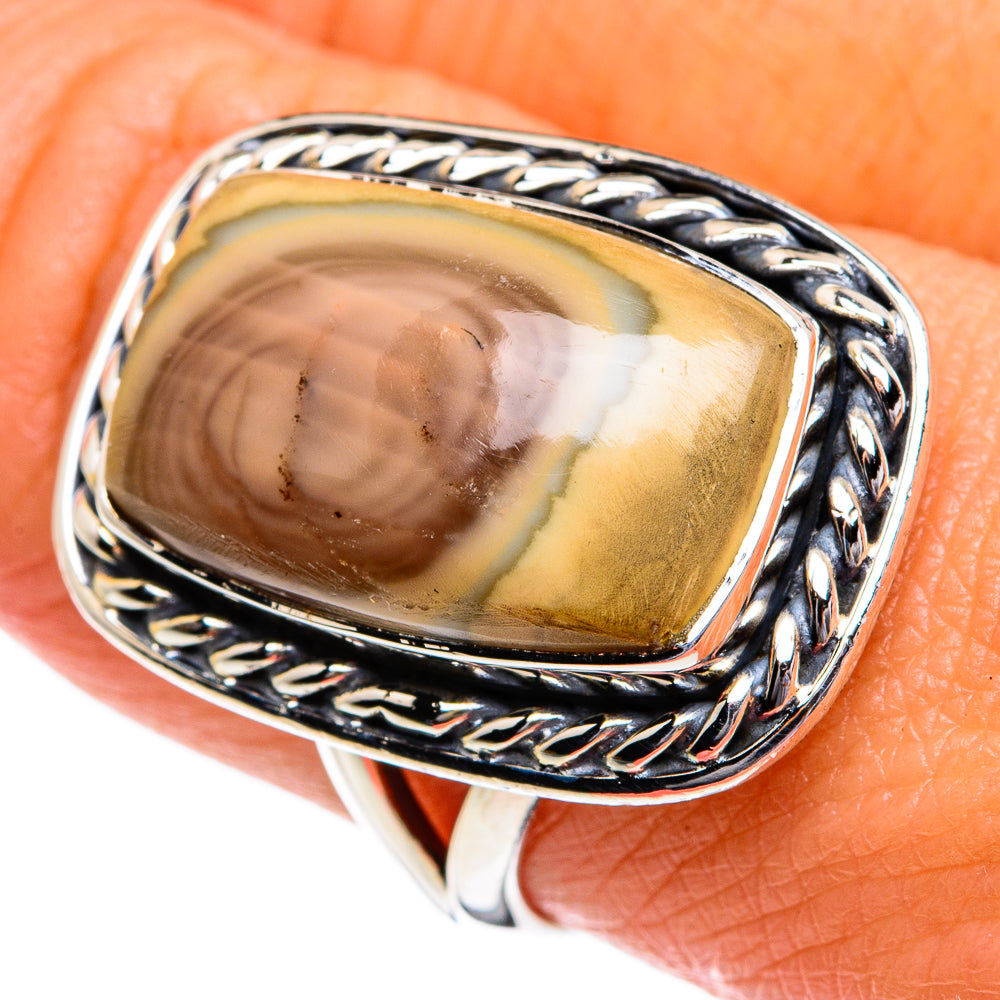 Picture Jasper Rings handcrafted by Ana Silver Co - RING80707