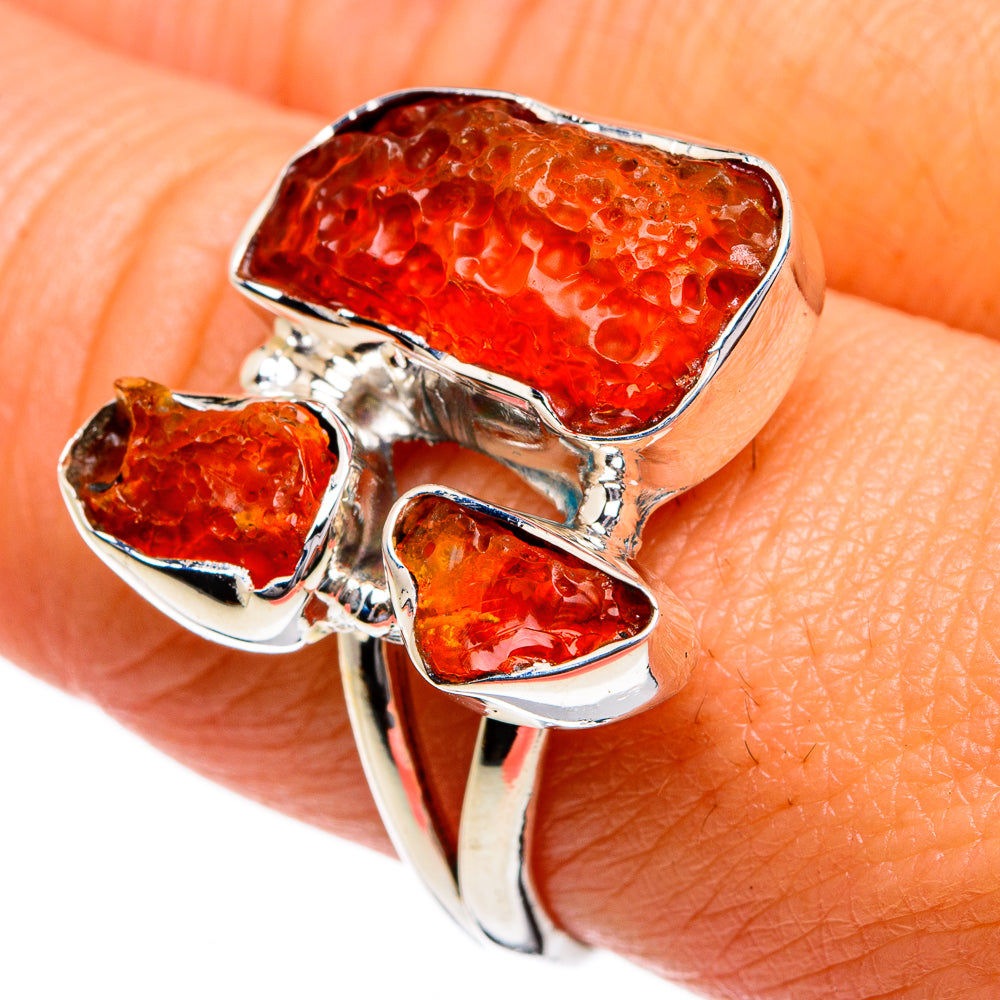 Carnelian Rings handcrafted by Ana Silver Co - RING80710
