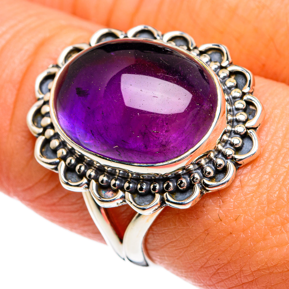 Amethyst Rings handcrafted by Ana Silver Co - RING80714