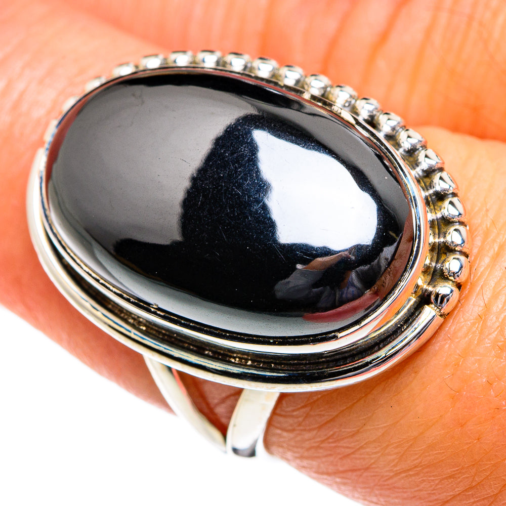 Hematite Rings handcrafted by Ana Silver Co - RING80723