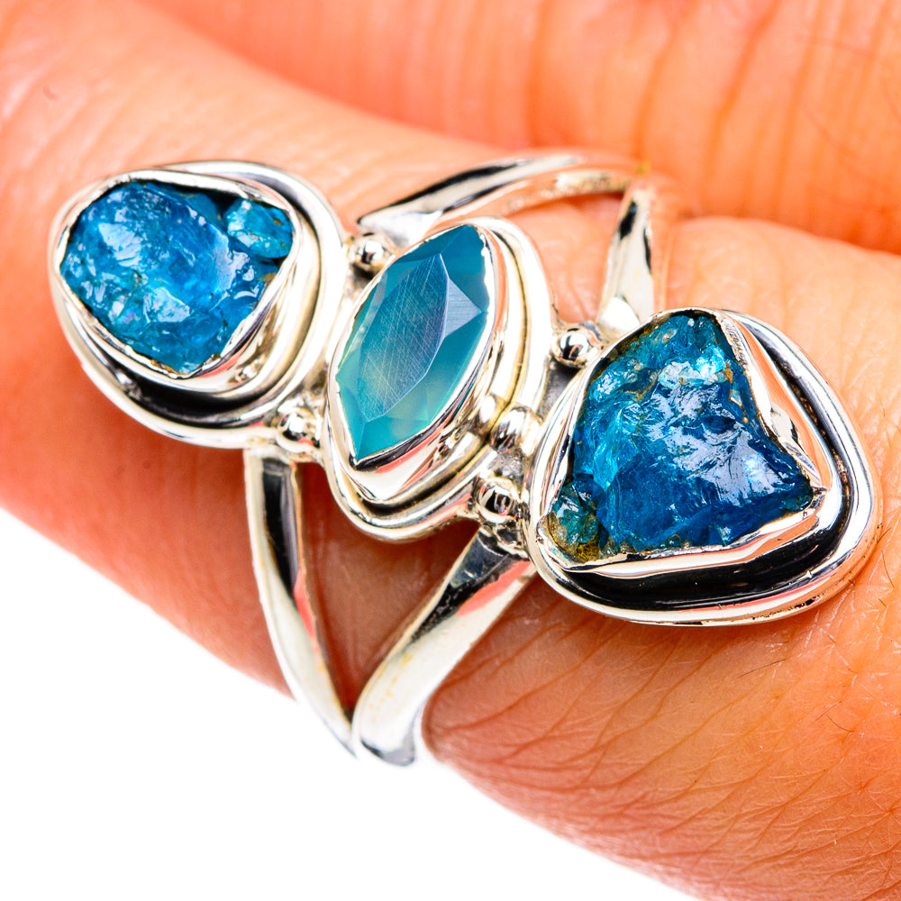 Apatite Rings handcrafted by Ana Silver Co - RING80725