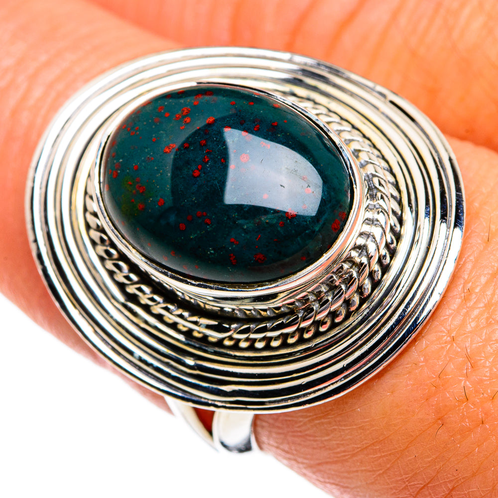 Bloodstone Rings handcrafted by Ana Silver Co - RING80732