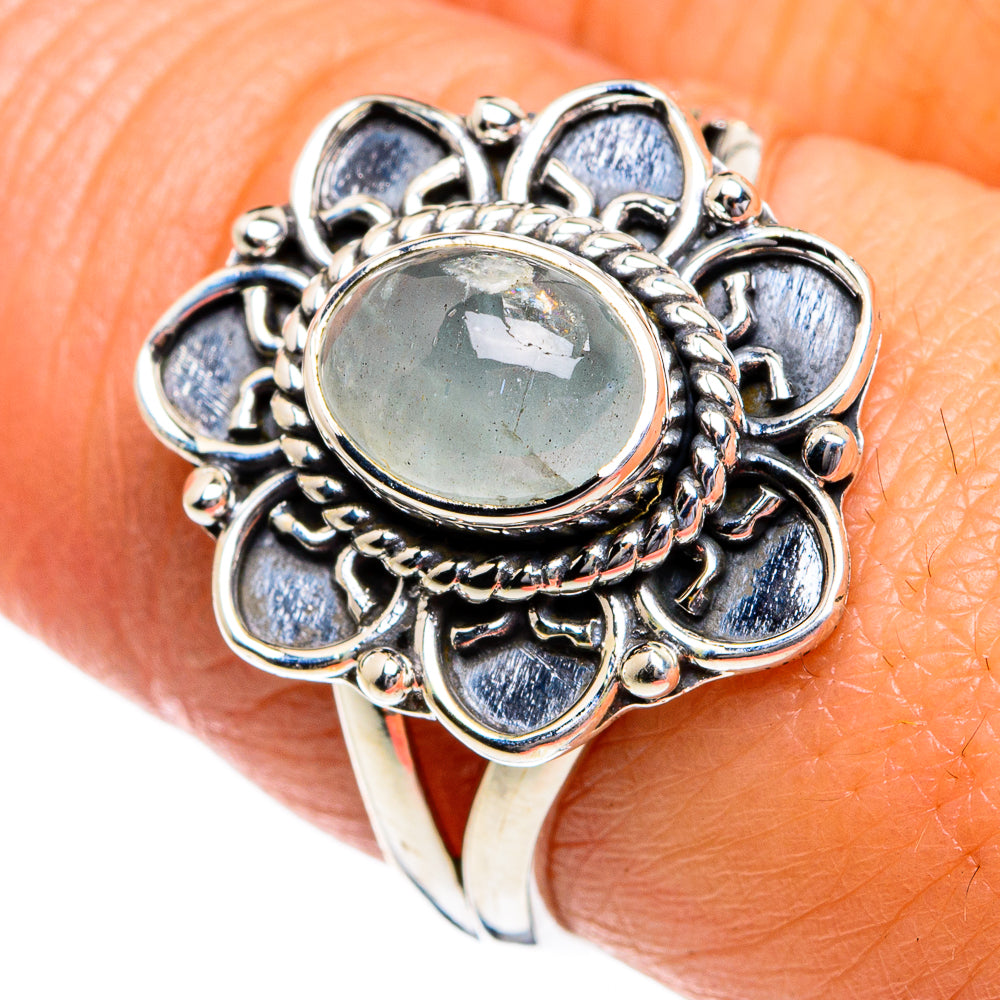 Aquamarine Rings handcrafted by Ana Silver Co - RING80753