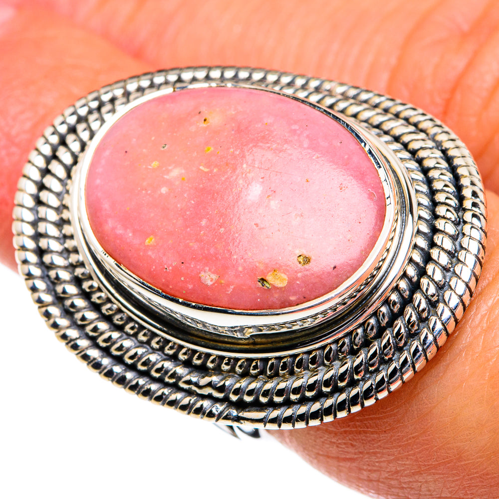 Pink Opal Rings handcrafted by Ana Silver Co - RING80789