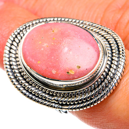 Pink Opal Rings handcrafted by Ana Silver Co - RING80789