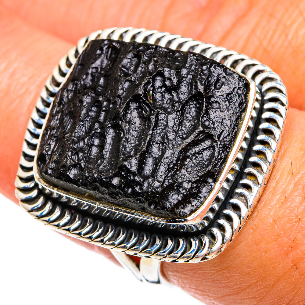 Tektite Rings handcrafted by Ana Silver Co - RING80798