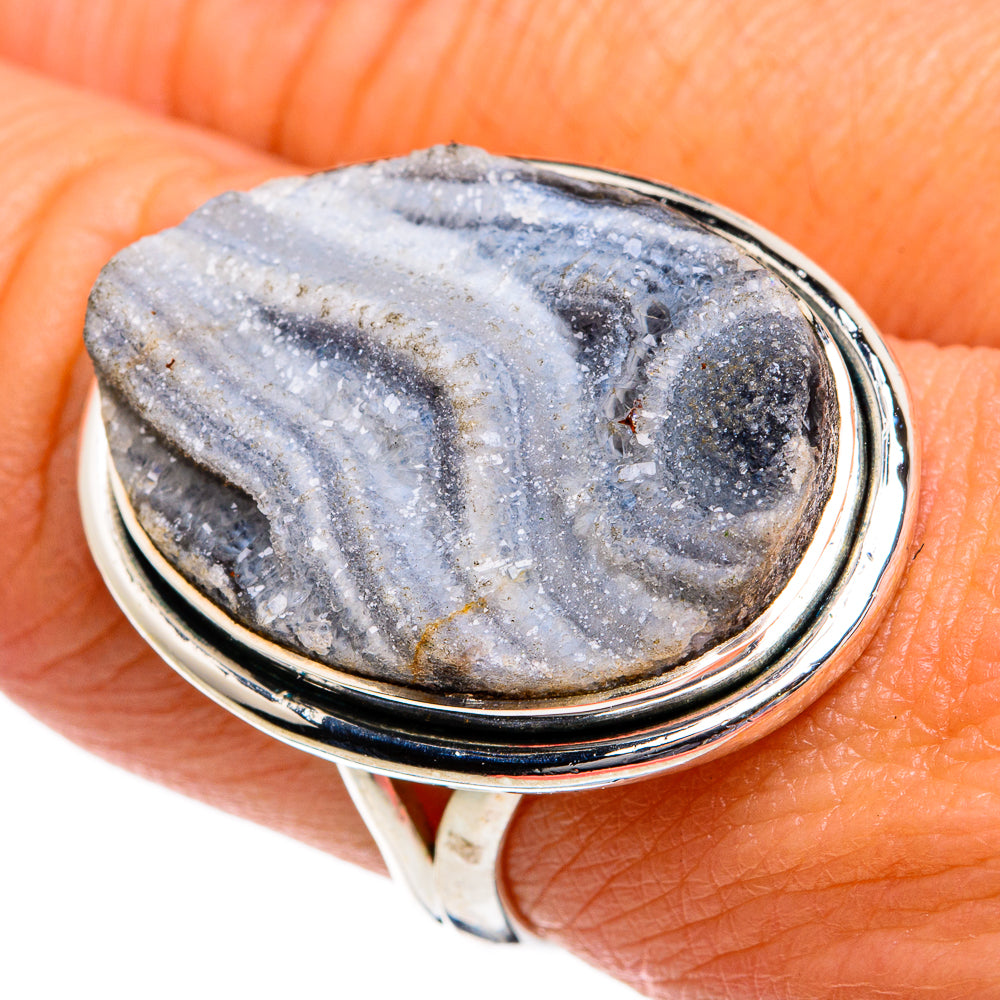 Desert Druzy Rings handcrafted by Ana Silver Co - RING80804