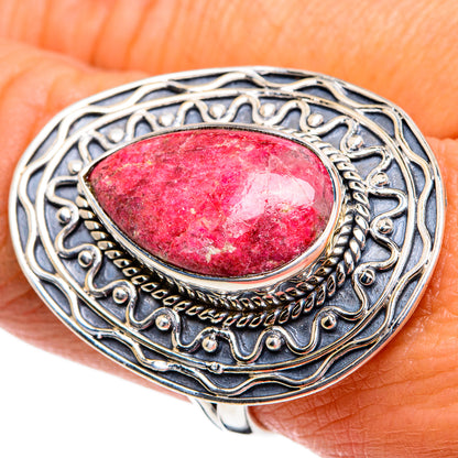 Thulite Rings handcrafted by Ana Silver Co - RING80828