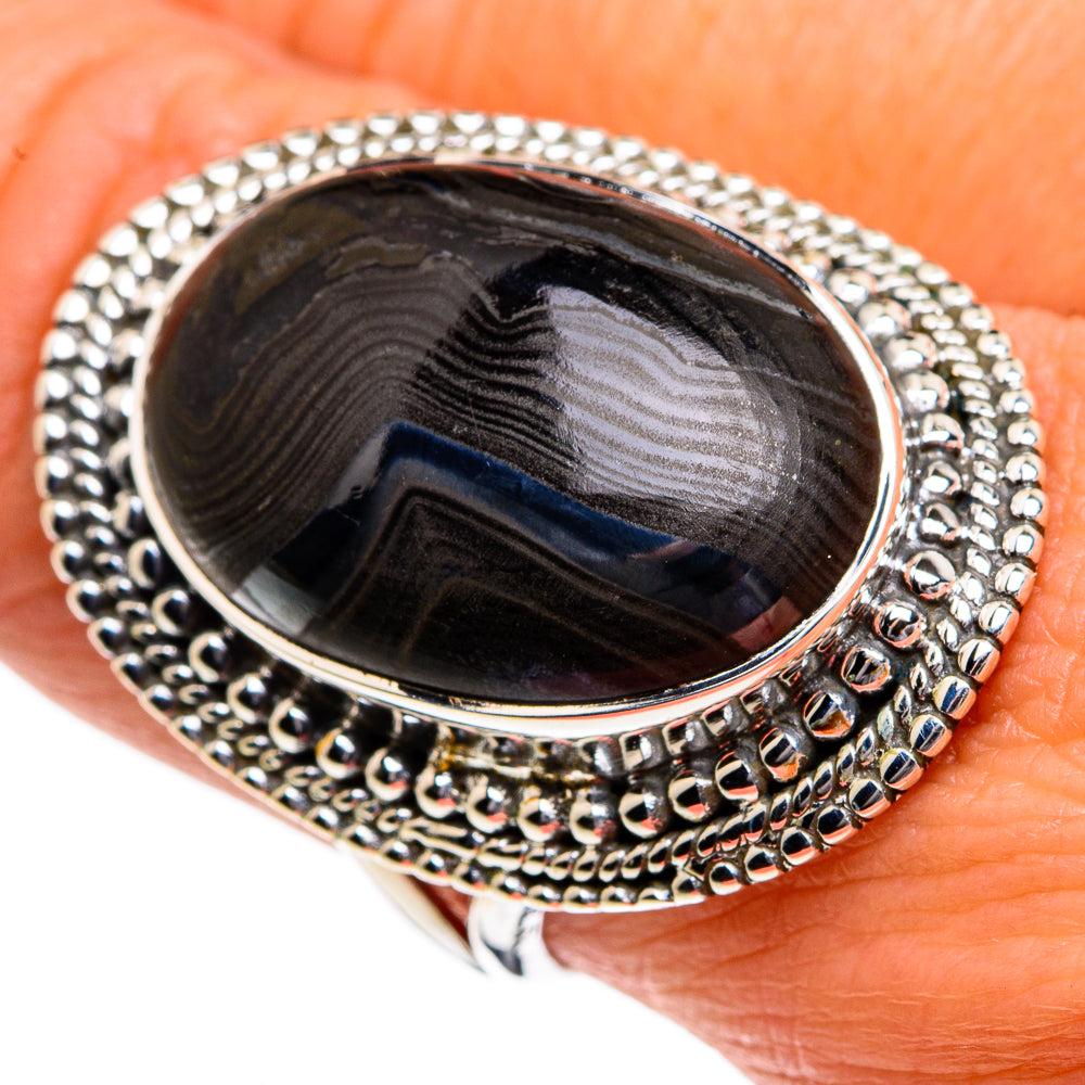 Psilomelane Rings handcrafted by Ana Silver Co - RING80834