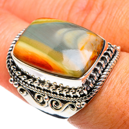 Willow Creek Jasper Rings handcrafted by Ana Silver Co - RING80840