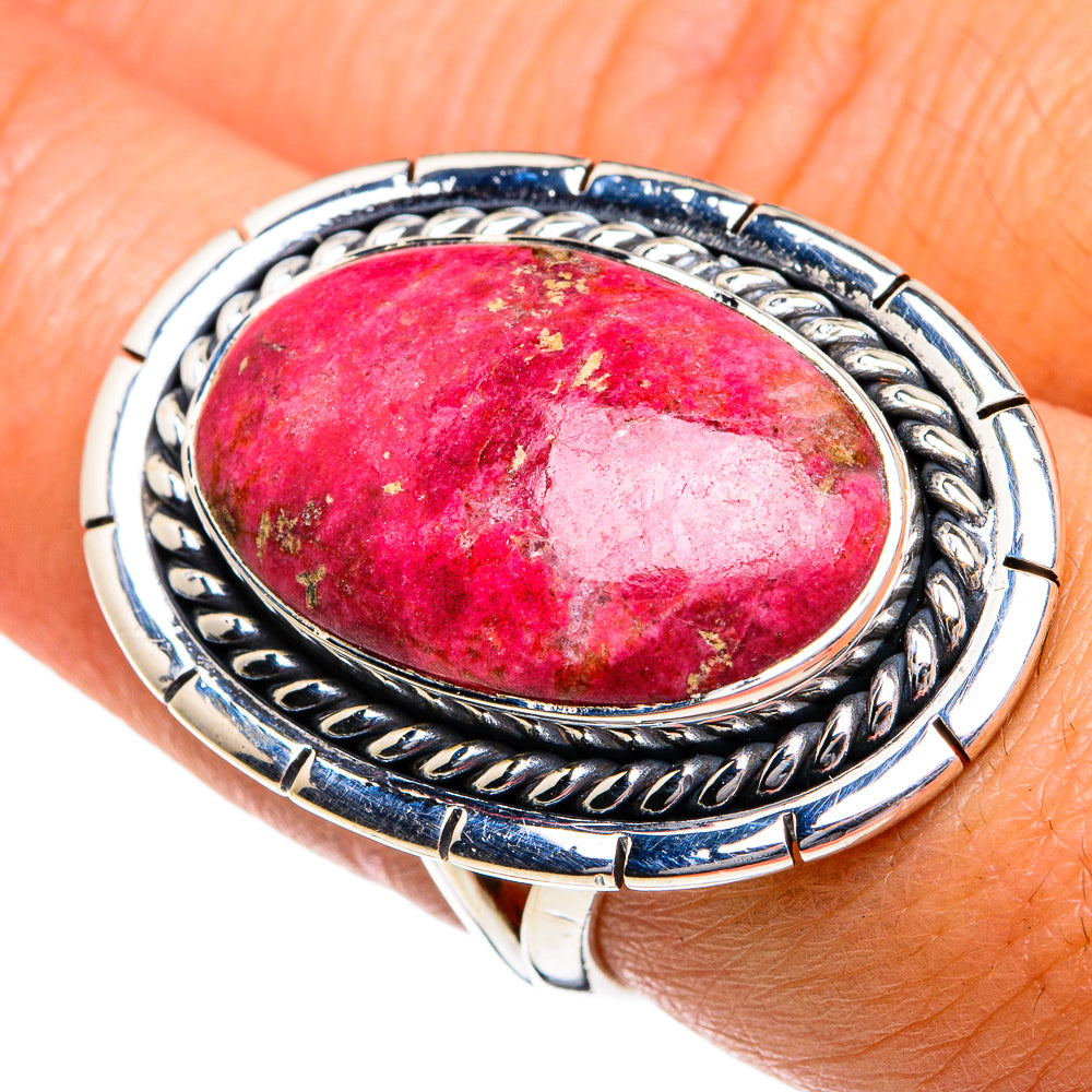Thulite Rings handcrafted by Ana Silver Co - RING80860
