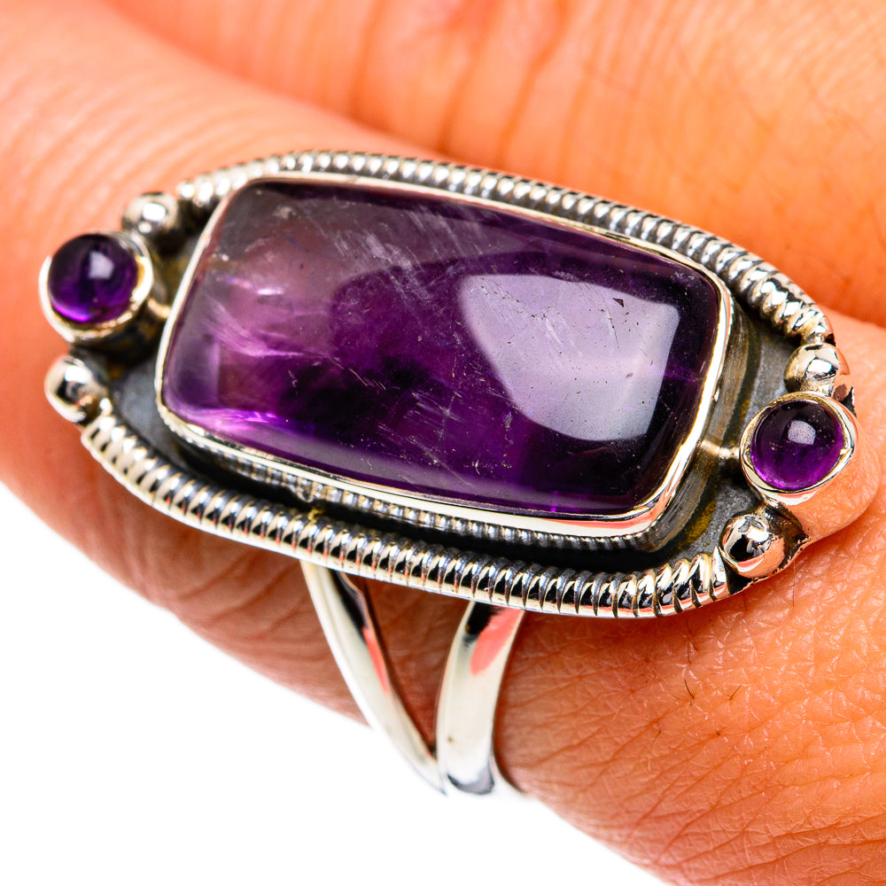Amethyst Rings handcrafted by Ana Silver Co - RING80862