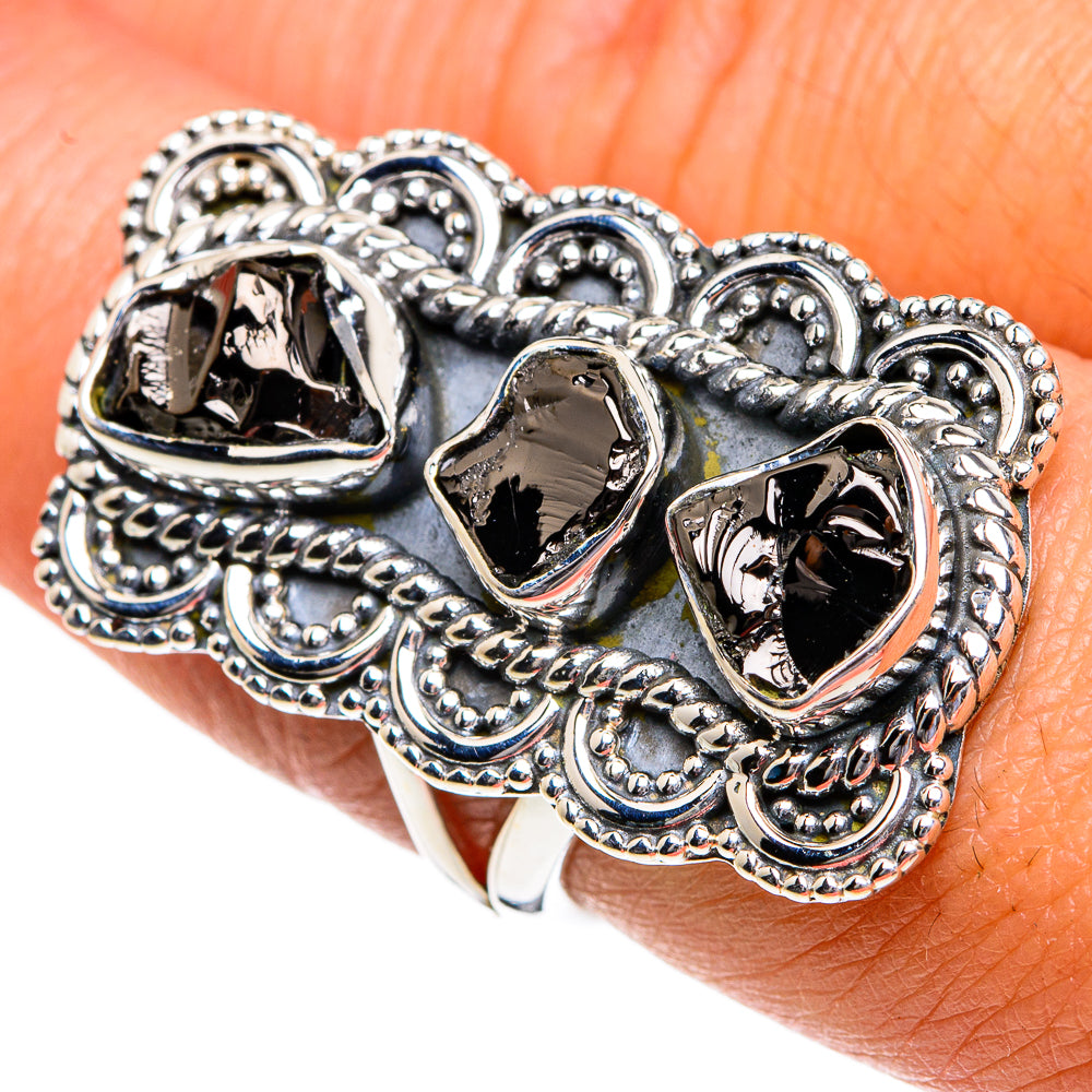 Shungite Rings handcrafted by Ana Silver Co - RING80863