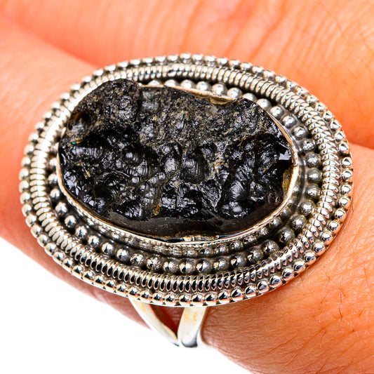 Tektite Rings handcrafted by Ana Silver Co - RING80864