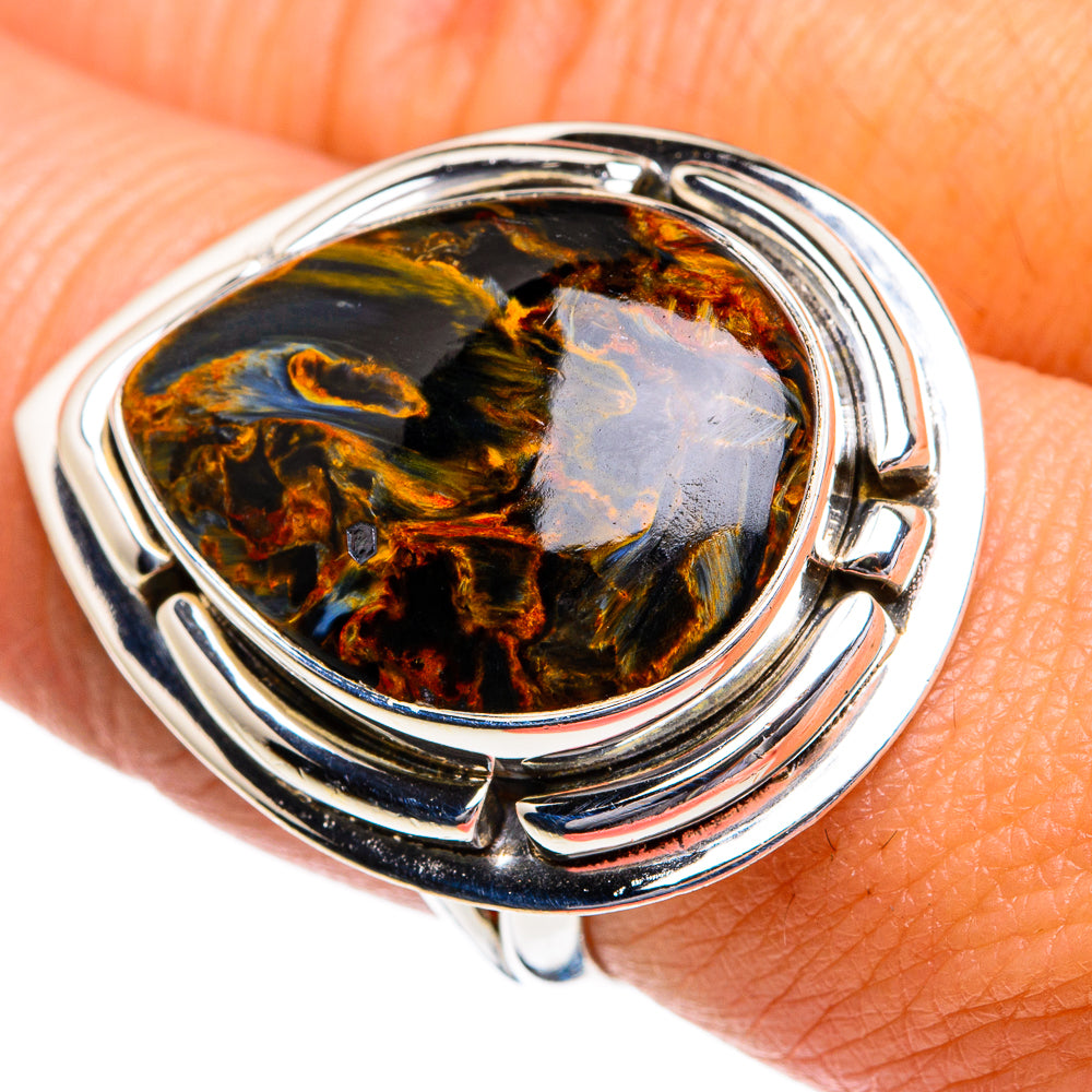 Pietersite Rings handcrafted by Ana Silver Co - RING80865