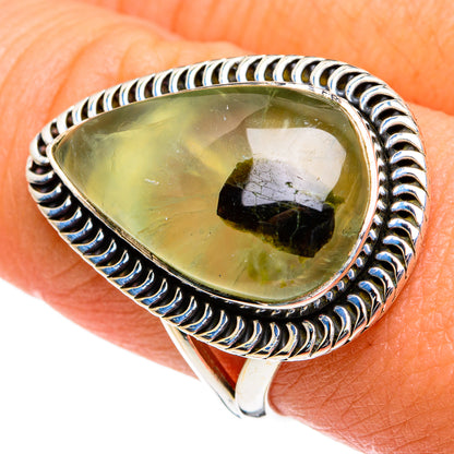 Prehnite Rings handcrafted by Ana Silver Co - RING80878