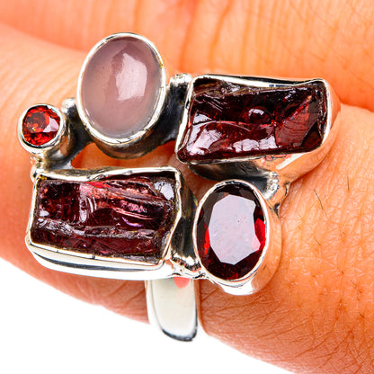 Garnet Rings handcrafted by Ana Silver Co - RING80888