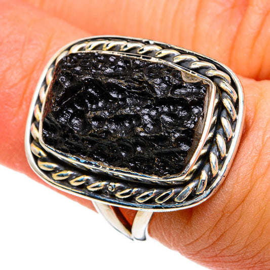 Tektite Rings handcrafted by Ana Silver Co - RING80893