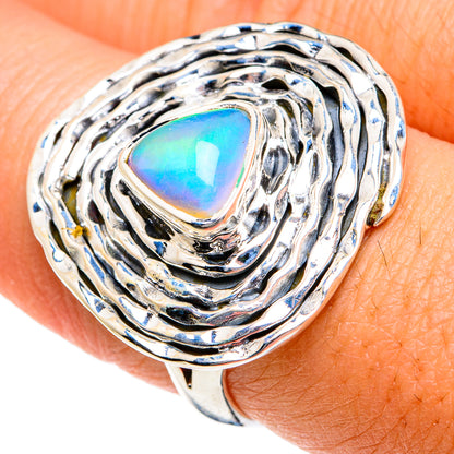 Ethiopian Opal Rings handcrafted by Ana Silver Co - RING80904