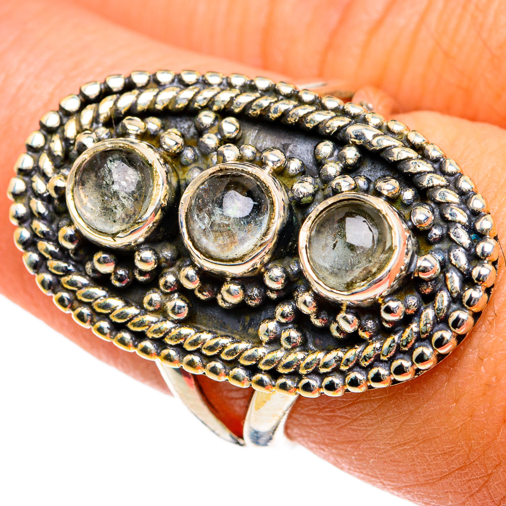 Aquamarine Rings handcrafted by Ana Silver Co - RING80909