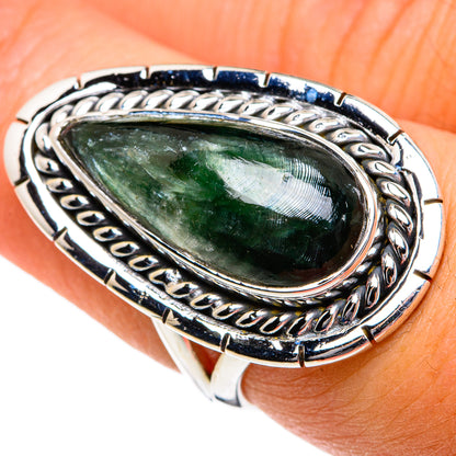 Seraphinite Rings handcrafted by Ana Silver Co - RING80917