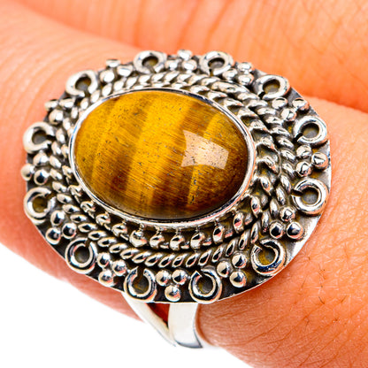 Tiger Eye Rings handcrafted by Ana Silver Co - RING80919