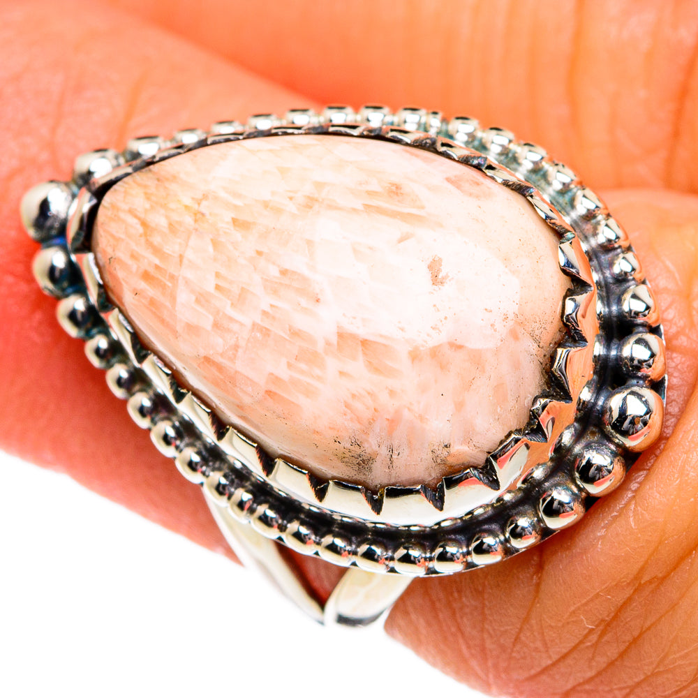 Scolecite Rings handcrafted by Ana Silver Co - RING80923