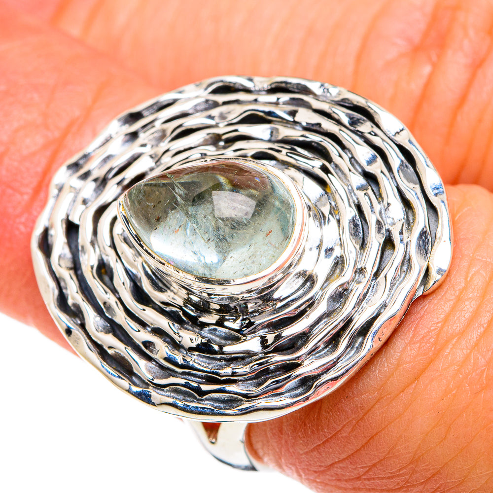 Aquamarine Rings handcrafted by Ana Silver Co - RING80951