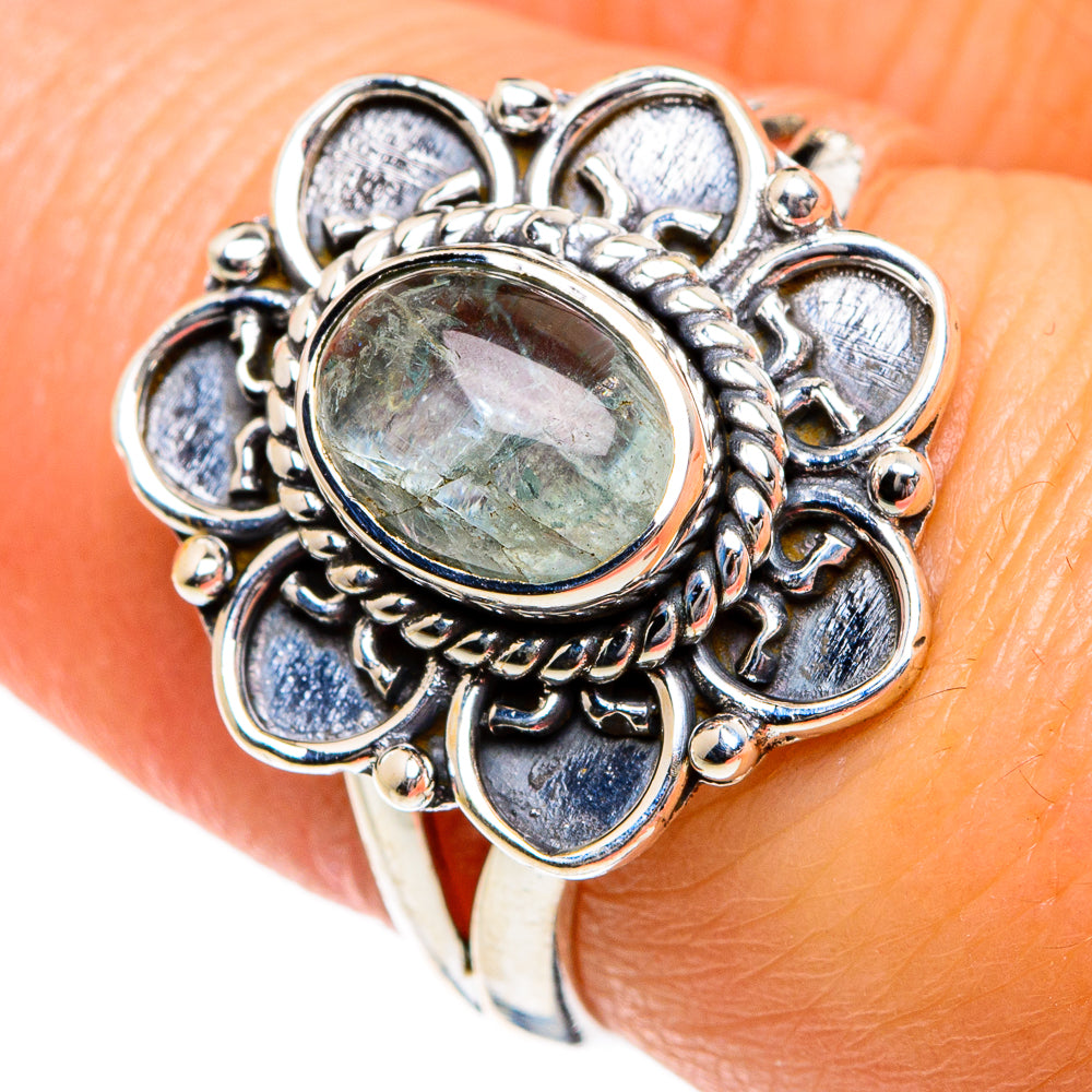 Aquamarine Rings handcrafted by Ana Silver Co - RING80952