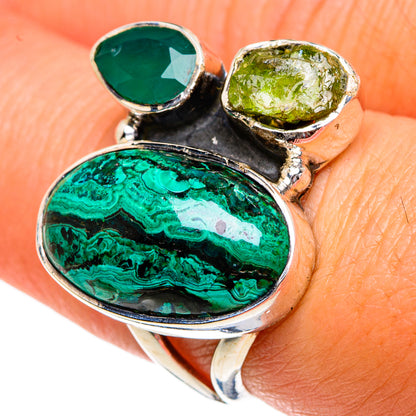 Chrysocolla Rings handcrafted by Ana Silver Co - RING80956