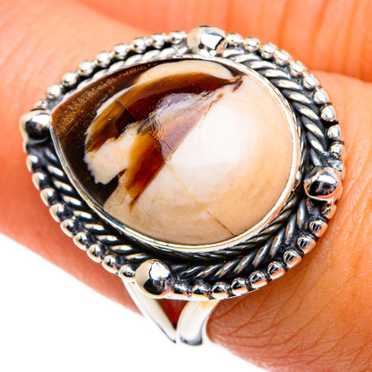 Peanut Wood Jasper Rings handcrafted by Ana Silver Co - RING80958