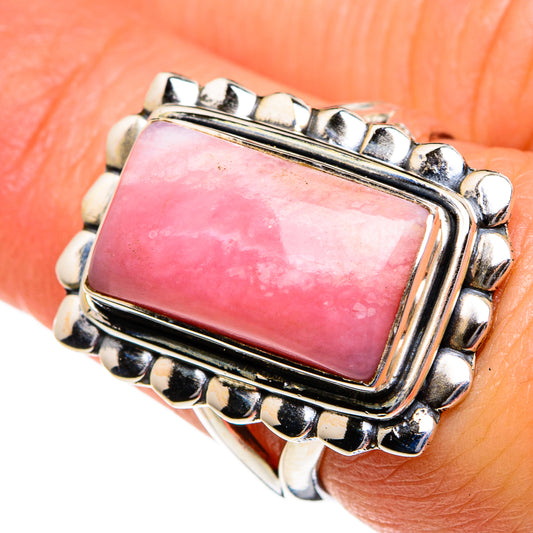 Pink Opal Rings handcrafted by Ana Silver Co - RING80962