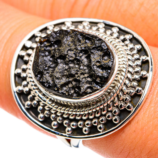 Tektite Rings handcrafted by Ana Silver Co - RING80967